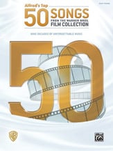 Alfred's Top 50 Songs from the Warner Bros Film Collection piano sheet music cover Thumbnail